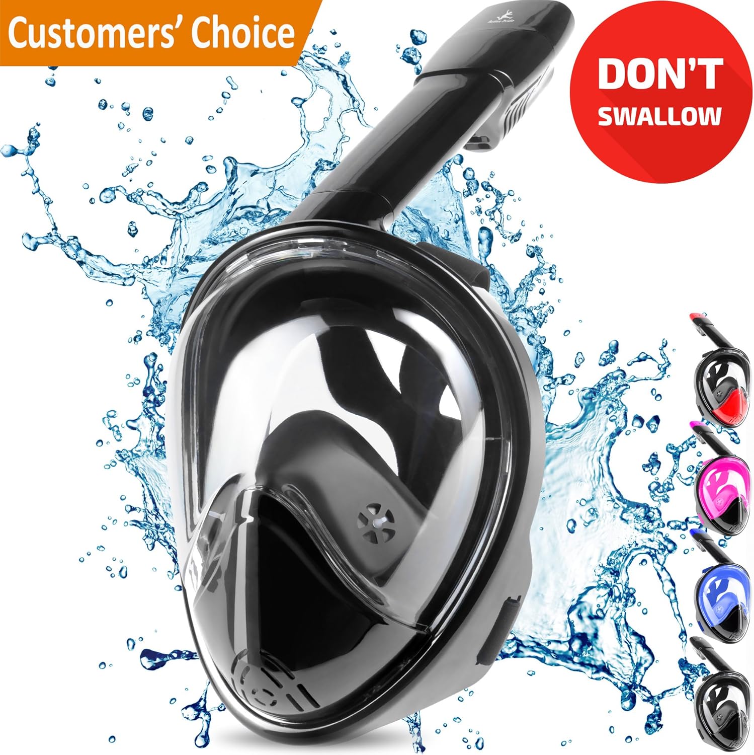 maschera da immersione per baffi