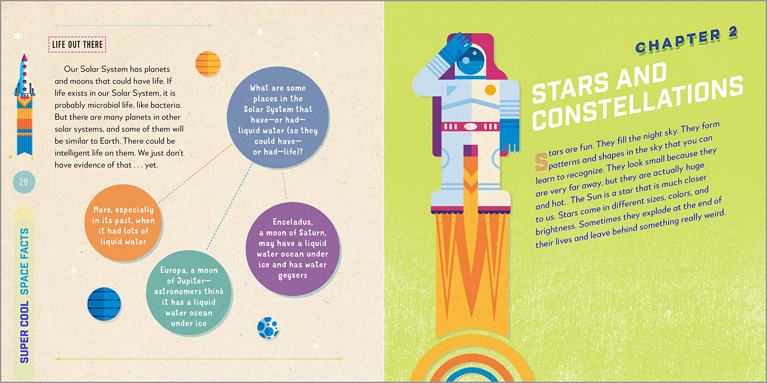 Super Cool Space Facts A Fun Fact Filled Space Book For