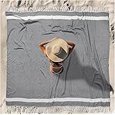 Oversized Turkish Beach Towel Blanket XXL Cotton Sandproof Towels Boho Woven Extra Large Big Sand Free Giant Throw Blankets Huge Quilt XL Picnic Camping Necessities Cloud For Adult Gifts Black