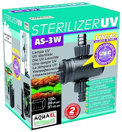 Aquael 5905546110631 As Sterilisator Für Aquaristik, 3 W