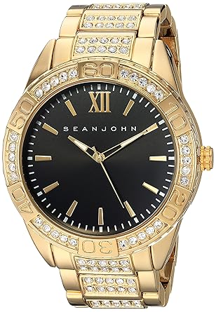 sean john gold watch