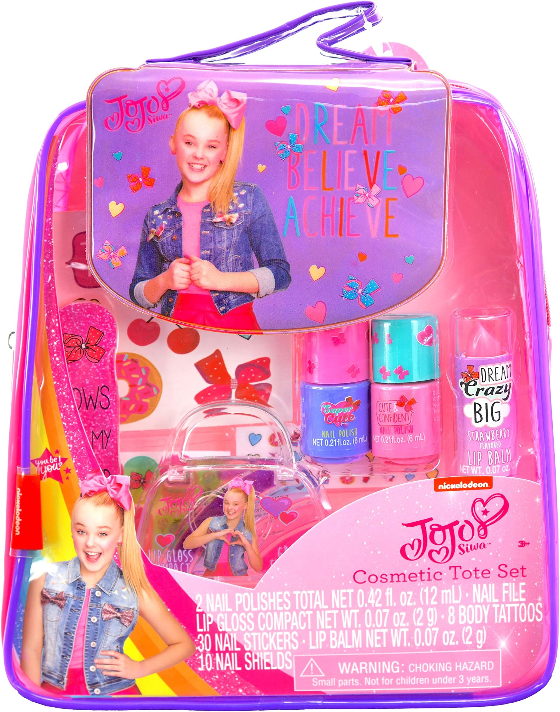 4SGM JoJo Cosmetic Tote Set, Small, Multicolor