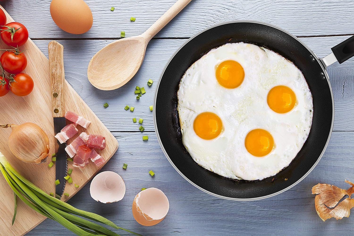 Utopia Kitchen 11 Inch Nonstick Frying Pan - Induction Bottom - Aluminum Alloy and Scratch Resistant Body - Riveted Handle - Dishwasher Friendly: Kitchen & Dining