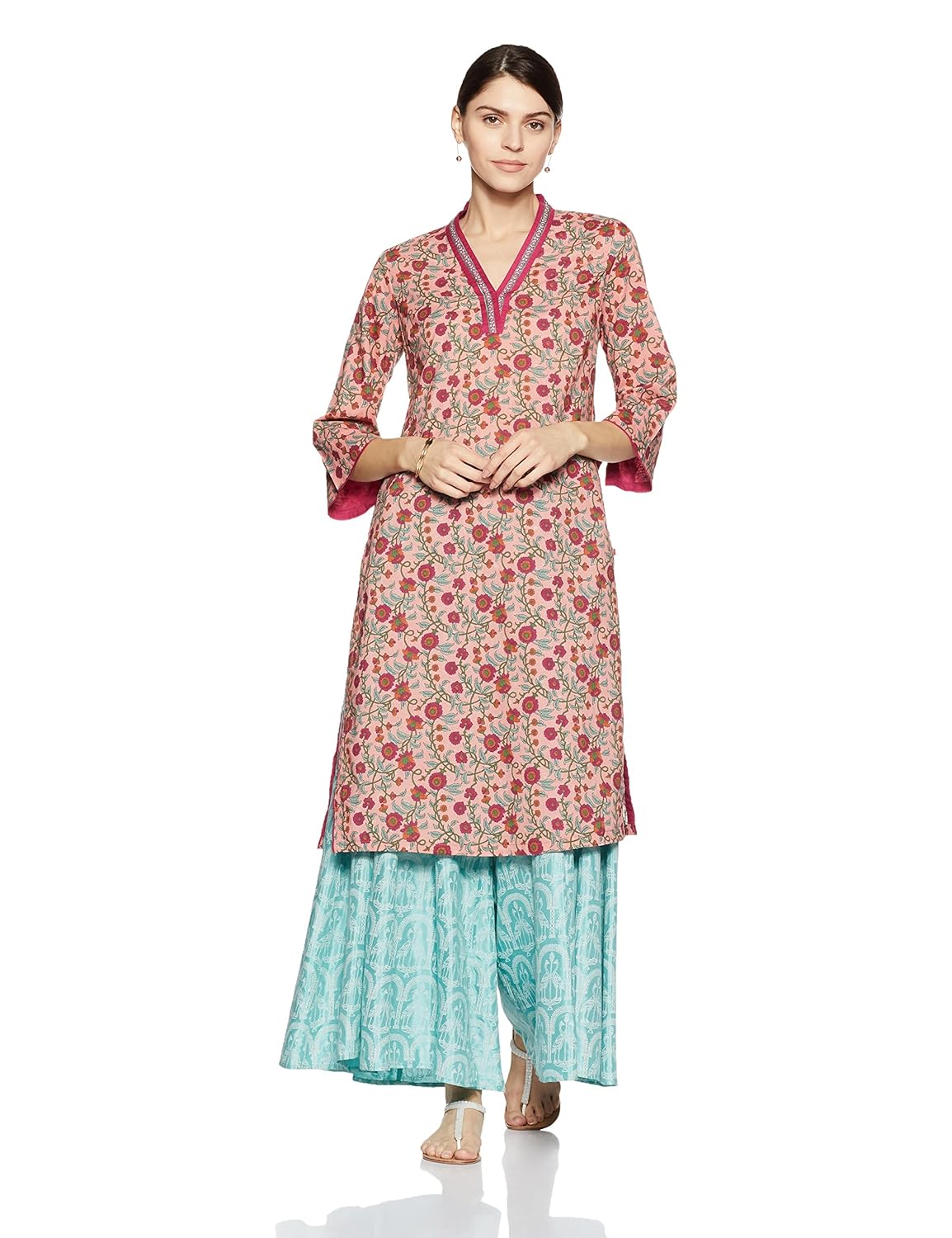biba women's straight kurta