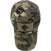 FIELDCRAFT Tactical Operator Hat Low Profile Adjustable Baseball Cap Camoflauge