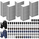 Jamntower 200 Pcs Emergency Blanket Knitted Gloves Bulk Homeless Survival Care Supplies Kit for Cold Weather Outdoor Camping Hiking (Neutral)