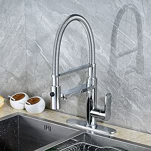 Senlesen grifo de la cocina doble boquilla Vessel grifo mezclador