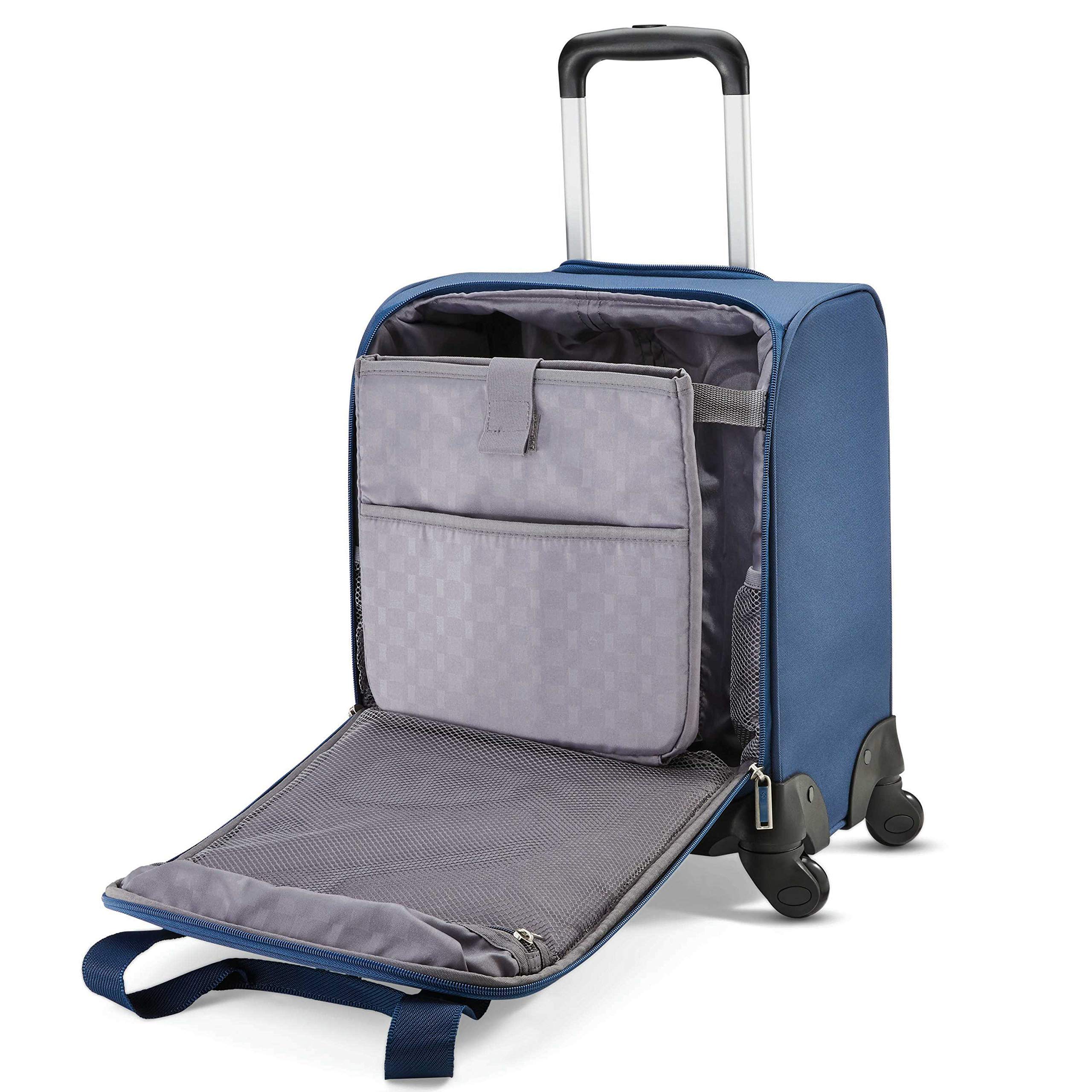 Samsonite Underseat Carry-On Spinner With USB Port, Ocean, One Size