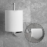HITSLAM Chrome Toilet Roll Holder Wall Mounted SUS 304 Stainless Steel 2 Pack view 5