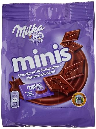 Milka Minis Chocolat Au Lait 20 X 10g Beutel Vollmilchschokolade