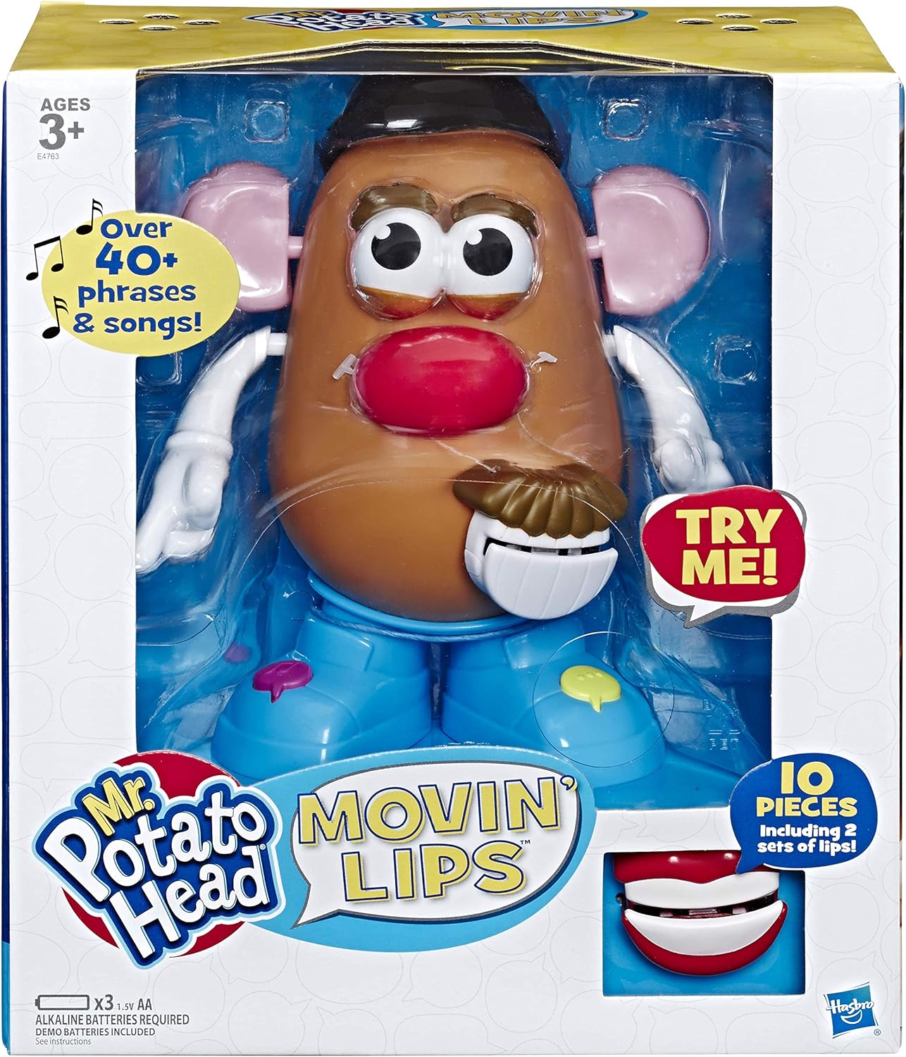 Playskool Mr Potato Head Movin' Lips Electronic Interactive Talking Toy