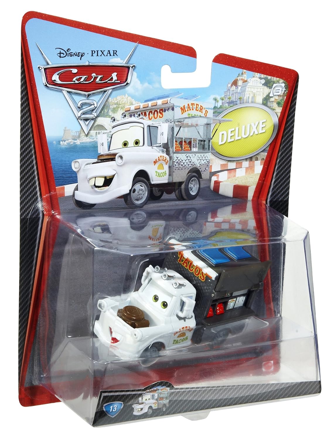 Disney Pixar Cars 2 Deluxe Taco Truck Mater 155 Scale By Mattel