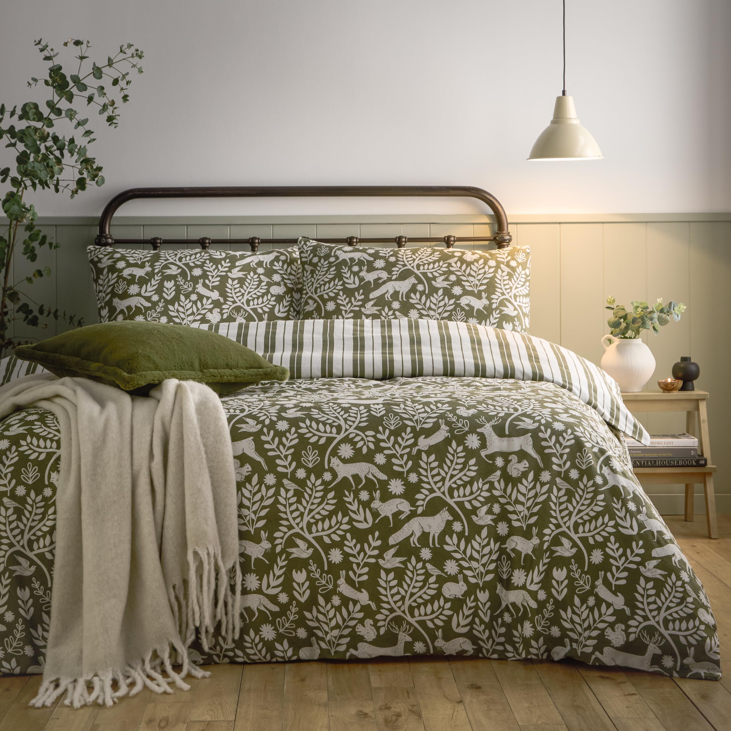 furn. Skandi Woodland Duvet Co...