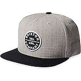 Brixton Unisex Pledge Baseball Cap Grey/Black – with Adjustable Snapback