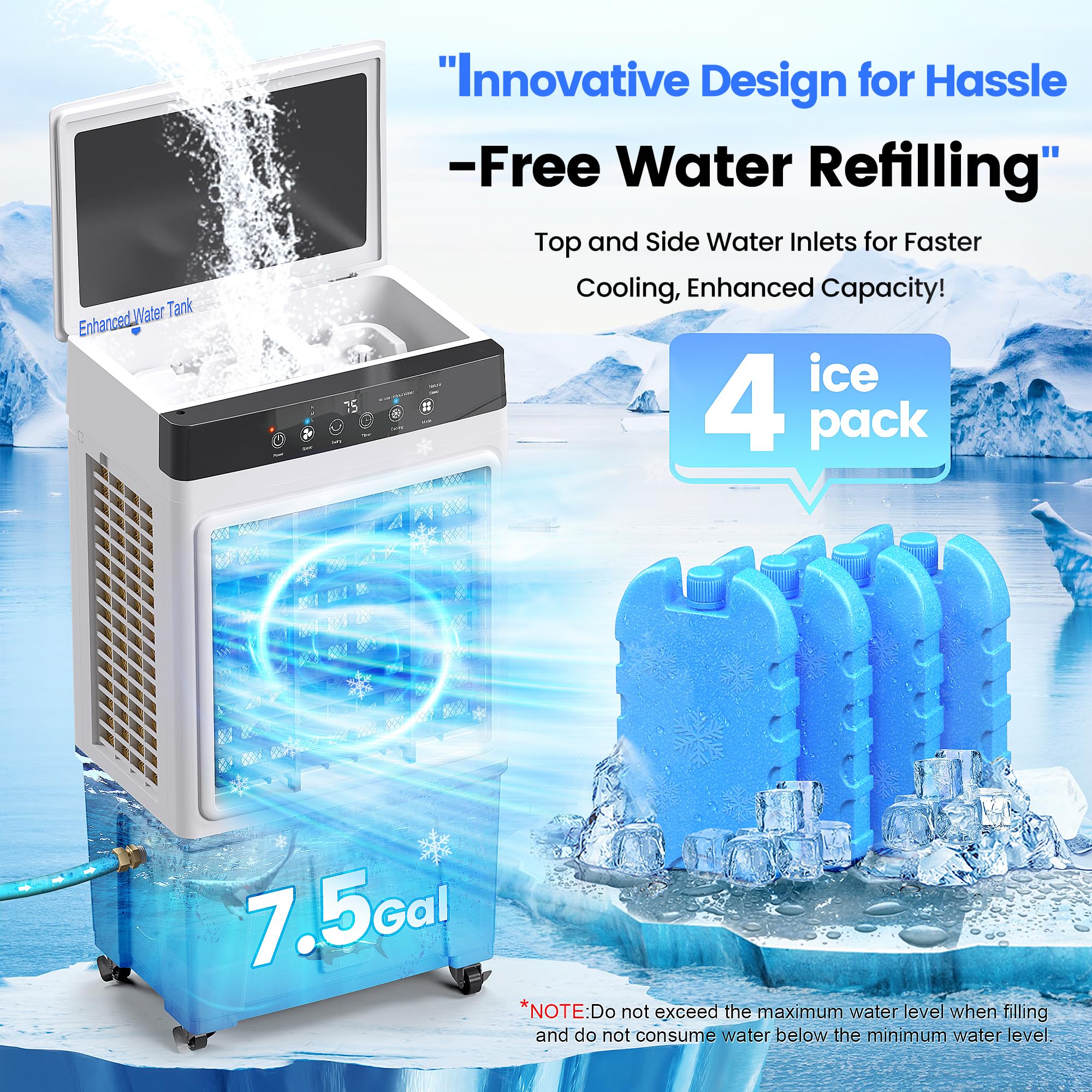 Cooler Without Water Best Water Air Coolers For Home Sliding