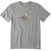 Life is Good Men's Crusher Tee Shirt, Short Sleeve Cotton Graphic T-Shirts, Happy Hour
