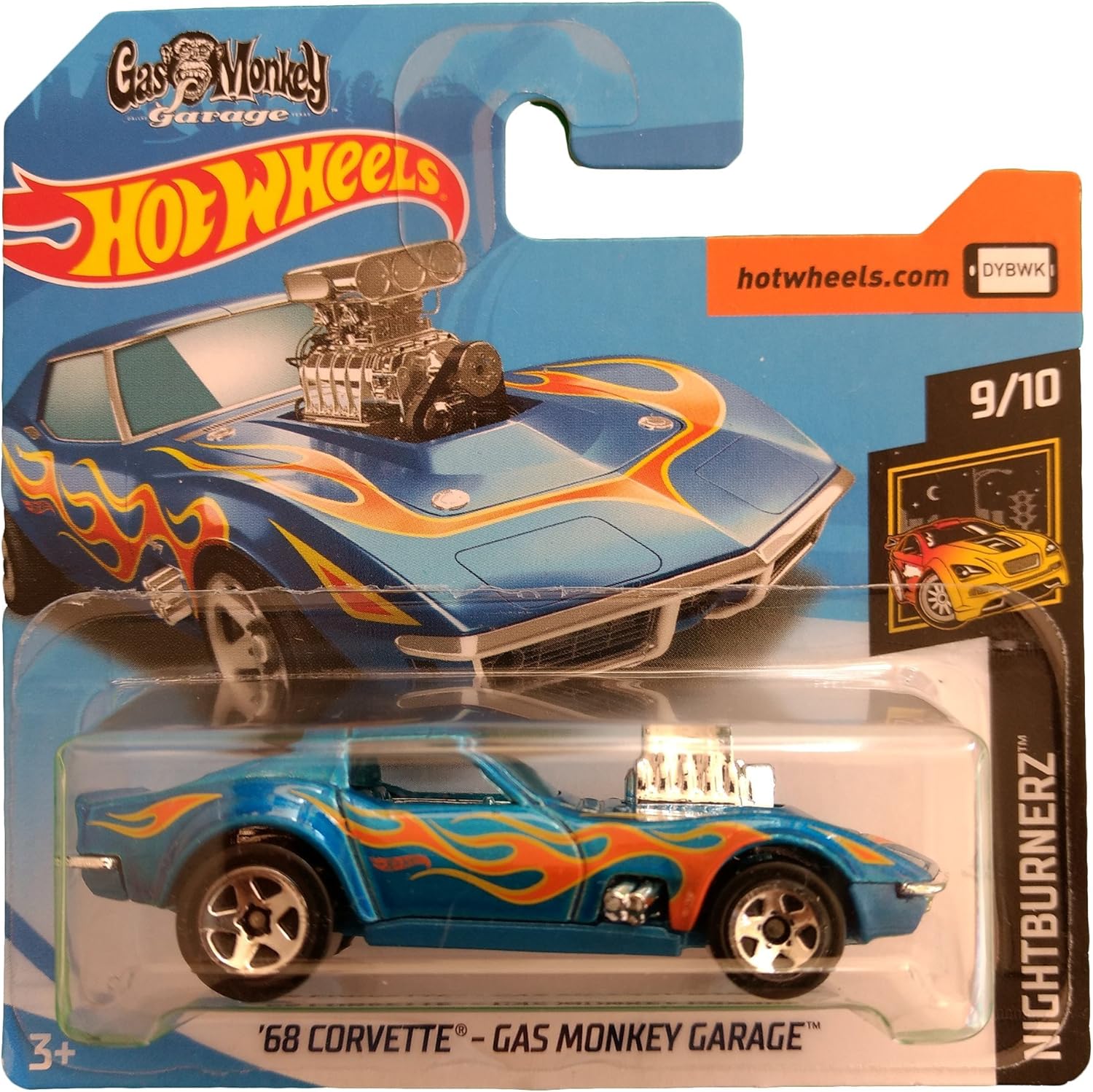 hot wheels 68 corvette gas monkey