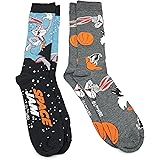 Hypnotic Hats Looney Tunes Socks Bugs Bunny, Taz, Marvin