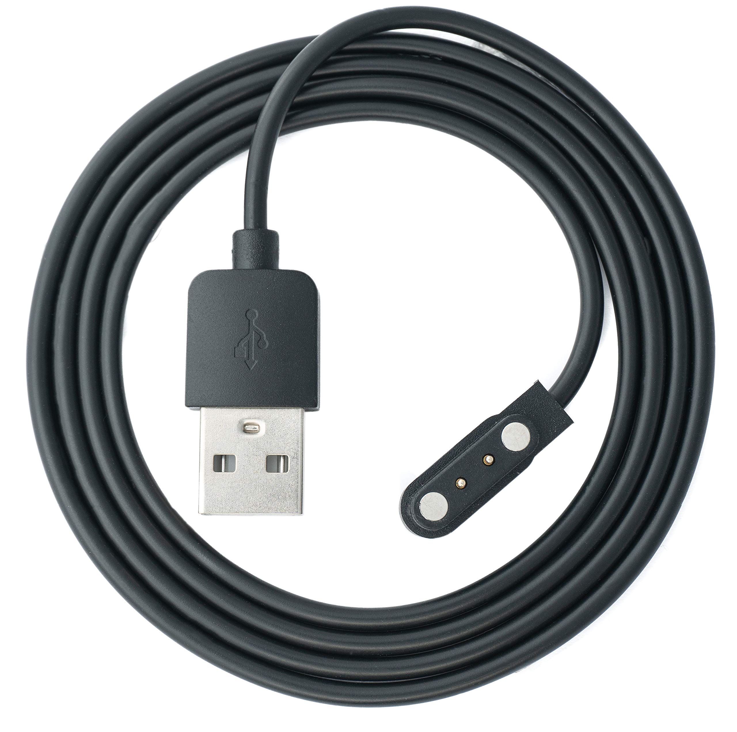 System-S USB 2.0 Cable in Black Charging Cable for Xiaomi IMILAB KW66 Smartwatch, 72551341