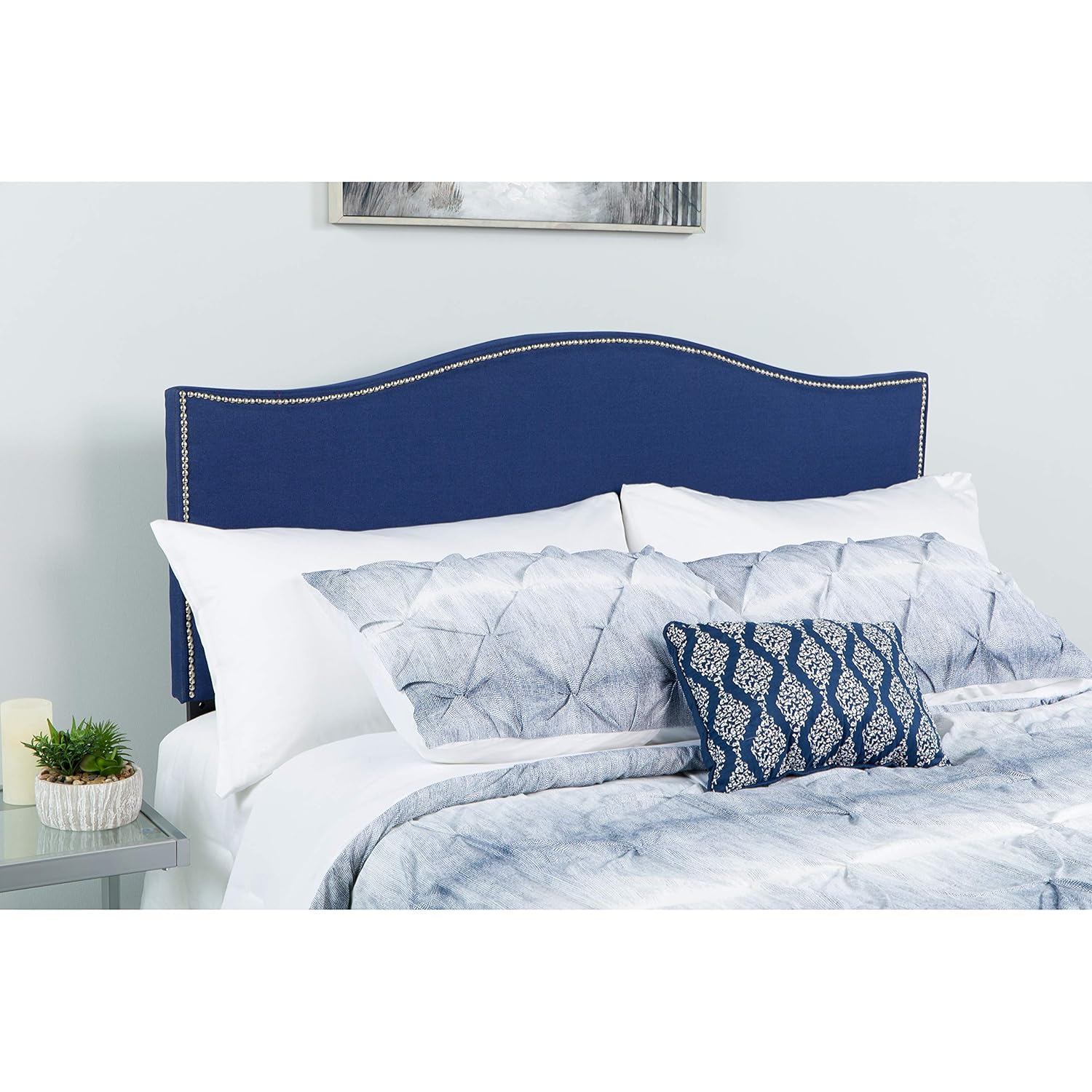Best Navy Blue Headboard Queen