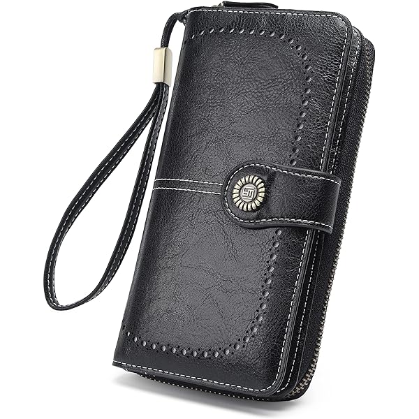 Amazon.com: Movefad Women Leather Wallet Crossbody Bag Shoulder