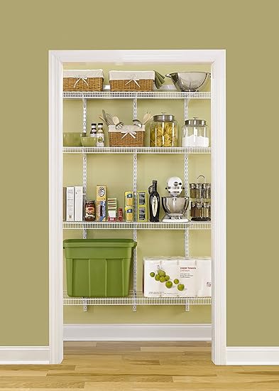 Amazon Com Rubbermaid Fasttrack Pantry Kit White Fg3r16ftwht