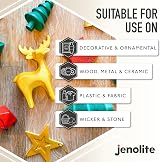 JENOLITE Red Glitter Spray Paint 400ml Multi Surface for Crafts view 7
