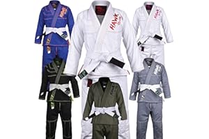 HAWK JIU JITSU Hawk Sports Brazilian Jiu Jitsu Gi for Kids, Ultra-Light Extra Tough Premium Fabric Kids BJJ Gi
