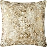 THE-TINOART Gold Jacquard Throw Pillow Covers 20x20 Inch Luxury Metallic Gold Textured Decorative Pillow Covers for Sofa Couch Bedroom Home Decor