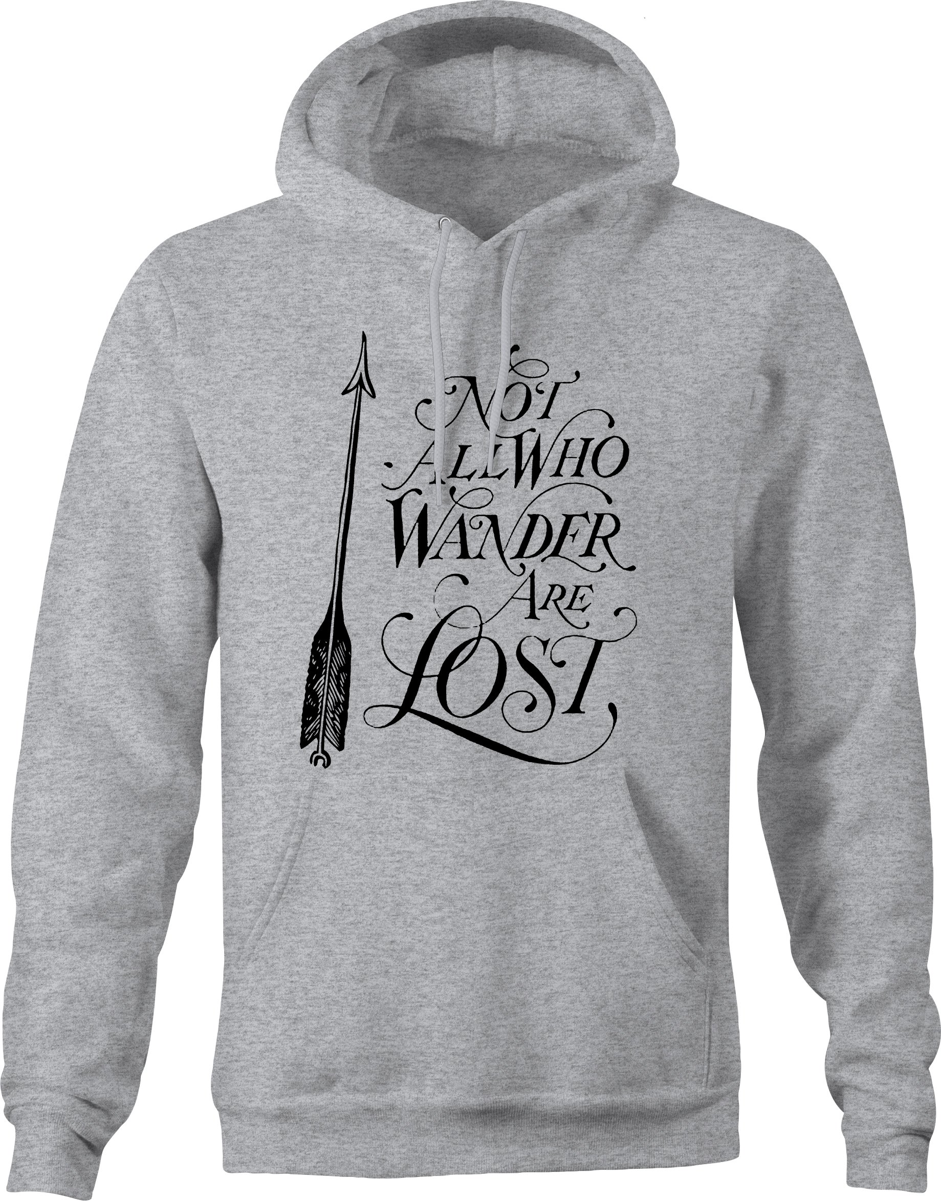 Not All Who Wander are Lost Travel Life Hooded Fleece Hoodie for Men