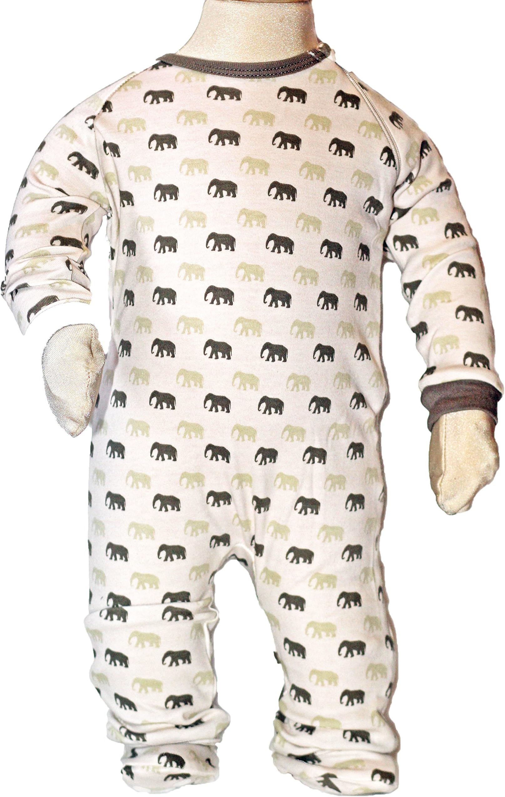 Oemi Baby Onesie: Elephant Sleeper - 6mos