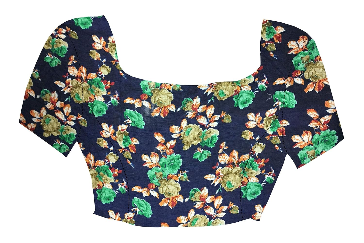 rjb georgette saree with blouse piece