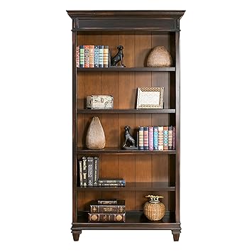 Amazon.com: Min Furniture Hford Bookcase, Brown - Fully ...