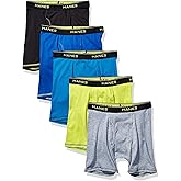 Hanes boys Lightweight Mesh Boxer Briefs 5-pack