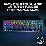 Razer BlackWidow V4 X Green Switch Mechanical Keyboard US Layout Black view 8