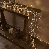 Amazon.com: LITBLOOM Lighted Birch Garland 6FT 48 LED Battery ...
