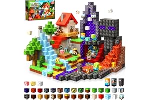 ANNEXFUN Magnetic Blocks - 150PCS Magnetic Building Blocks Toys Forest Portal Magnetic Cubes - Magnetic Toys for Montessori Toddler Birthday Gifts -STEM Construction Toys for Kids Ages 3+ for Boy & Girl