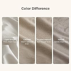 Bedsure 100% Washed Cotton Duvet Cover Oversized