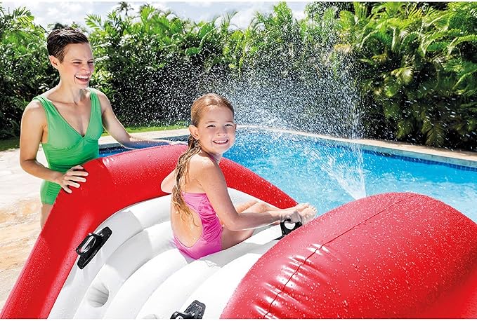 intex kool splash inflatable water slide play center