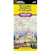Nicaragua, Honduras, and El Salvador Map (National Geographic Adventure Map, 3109)