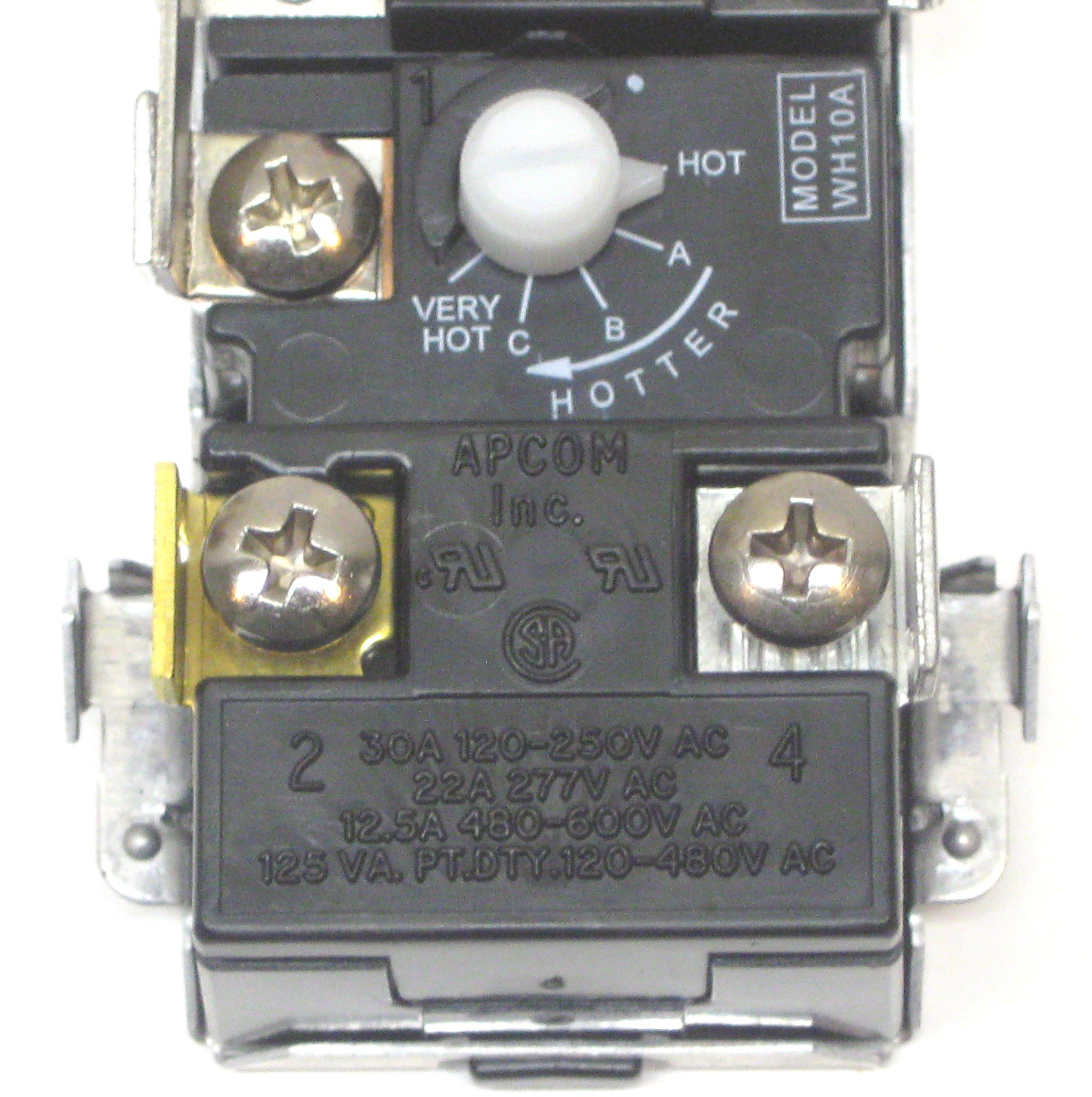 WH10A Bradford White Upper Water Heater Thermostat Buy Online