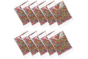 Seifar 300000 Pcs Mix Color Gel Blaster Ammo Gel Ball Beads Splat Refill (7-8 mm, 30 Pack), Compatible with Refill Blaster, for Ages 14+