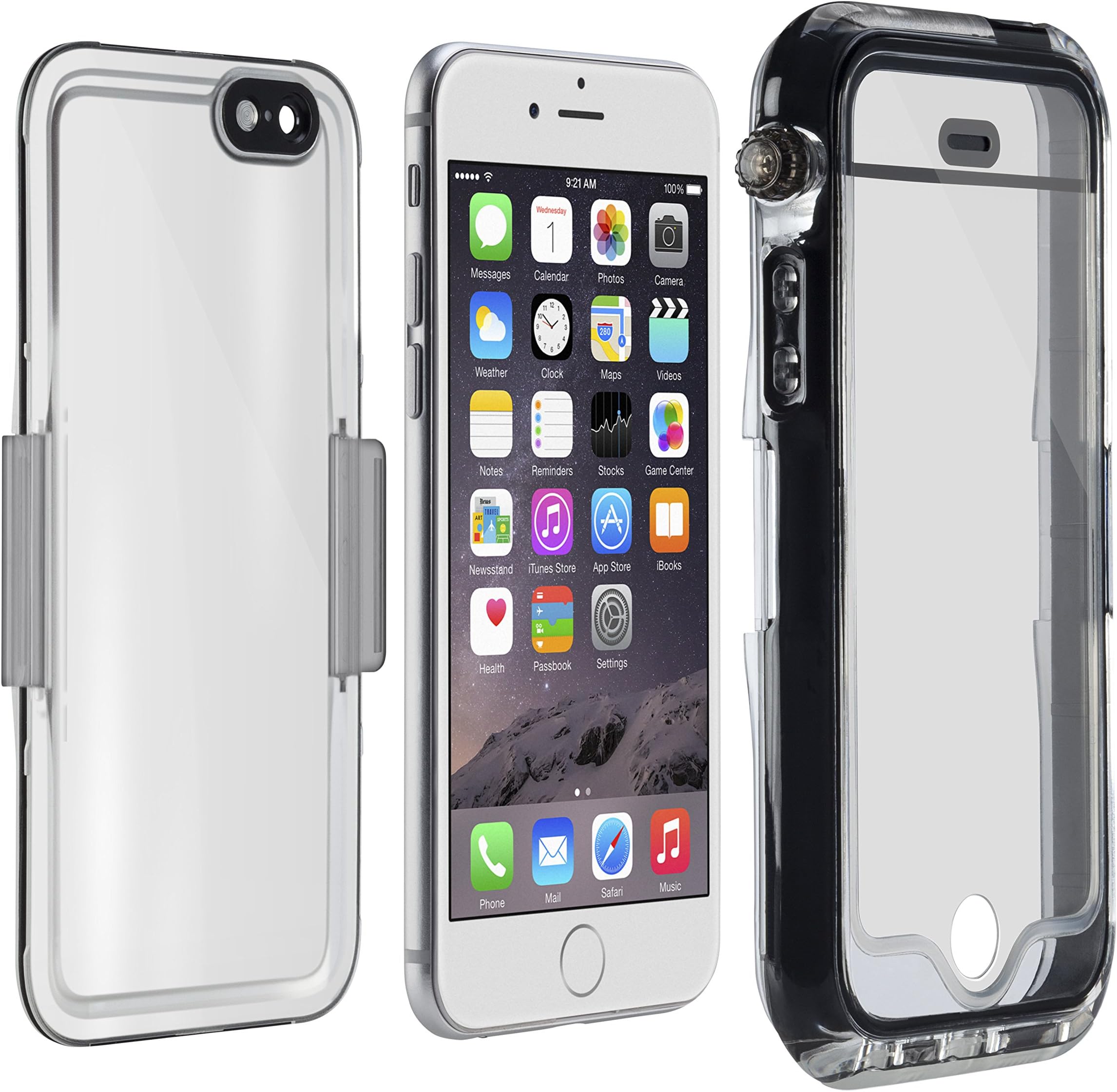 iBattz Nomu Poseidon Water Proof Shock Proof case for iPhone 6 smartphones - (Black)