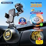 PORTENTUM Car Phone Holder 2026 Version 360° Rotation Extendable Arm view 3