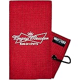 Wolf Golf Towels Bogey Meister Golf Towel | Embroidered in USA | Golf Accessories for Men or Women