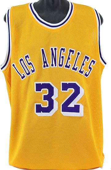 magic johnson yellow jersey