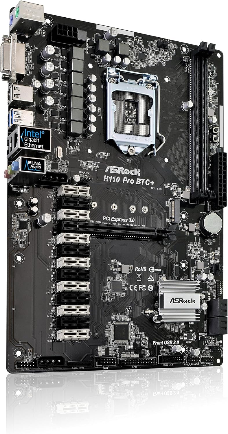 Amazon Asrock H110 Pro Btc 13gpu マイニングマザーボード 暗号化 再生品 Asrock マザーボード 通販