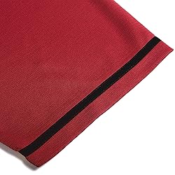DEHANER Maroon Men's Baseball Jersey for Women