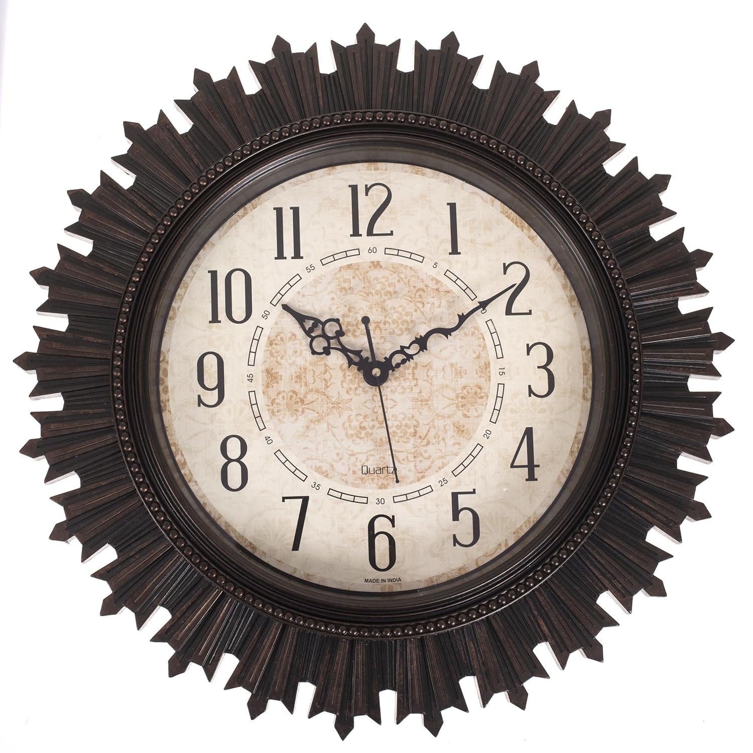 Buy smera Wooden Look Vintage Designer Large Round Wall Clock Online at Low Prices in India