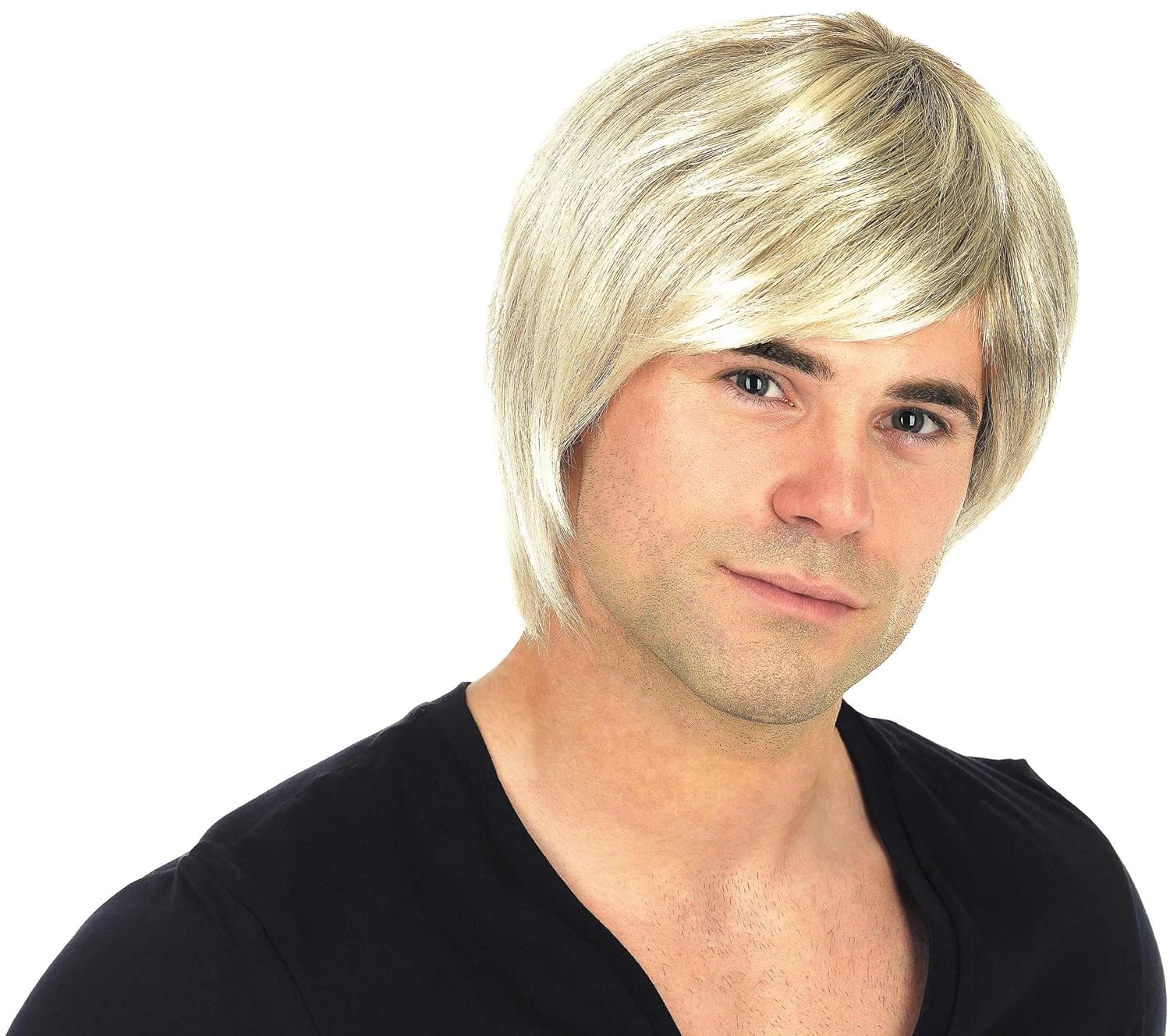Fun Shack Adult Blonde Boy Band Wig Amazon Co Uk Toys Games